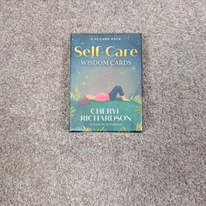 Self-Care Wisdom Cards by Cheryl Richardson - Navy & Green